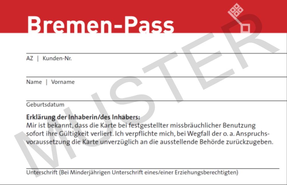 Bremen-Pass Muster